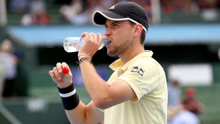 Dominic Thiem am Dienstag in Melbourne Dominic Thiem am Dienstag in Melbourne