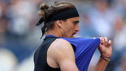 Nein, Alexander Zverev war mit sich am Dienstag überhaupt nicht zufrieden Nein, Alexander Zverev war mit sich am Dienstag überhaupt nicht zufrieden