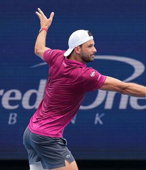 Grigor Dimitrov erwischte einen guten Start in der Qualifikation der US Open.