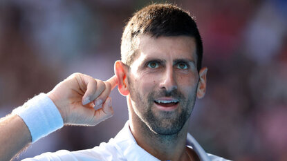 Nach einer stetigen Leistungssteigerung siegte Novak Djokovic gegen Taylor Fritz. Nach einer stetigen Leistungssteigerung siegte Novak Djokovic gegen Taylor Fritz.