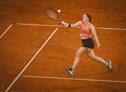 Jule Niemeier steht in Paris im Hauptfeld Jule Niemeier steht in Paris im Hauptfeld