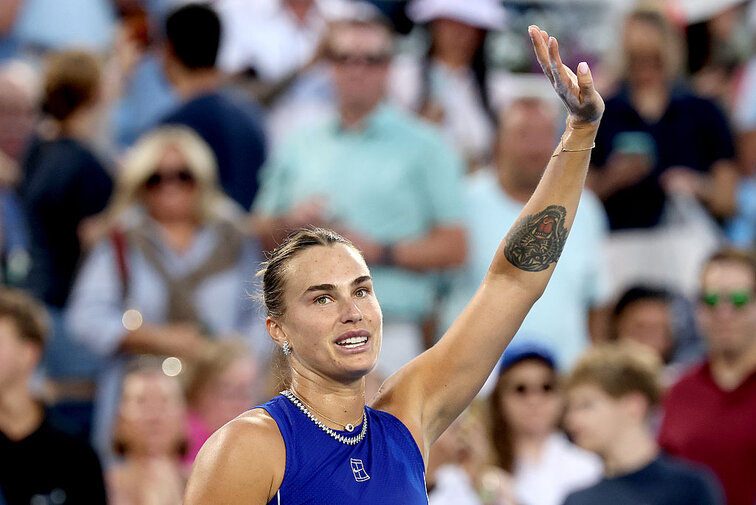 Aryna Sabalenka durfte jubeln