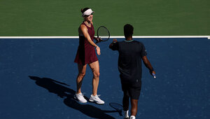 Elina Svitolina und Gael Monfils setzten am Dienstag das erste Ausrufezeichen im Mixed.
