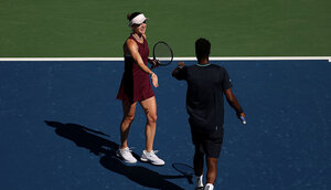 Elina Svitolina und Gael Monfils setzten am Dienstag das erste Ausrufezeichen im Mixed.