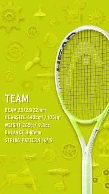 Der HEAD Extreme TEAM 2024 (265g)