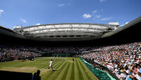 Der altehrwürdige Centre Court in Wimbledon