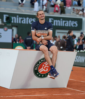 Alexander Zverev hat sich einen Platz in den Annalen des Sports gesichert