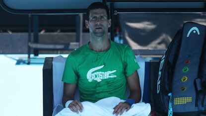 Impfung gefordert? Novak Djokovic sagt nach wie vor: "Nein, danke." Impfung gefordert? Novak Djokovic sagt nach wie vor: "Nein, danke."