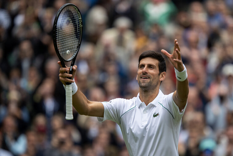 Novak Djokovic kommt in Wimbledon ins Rollen