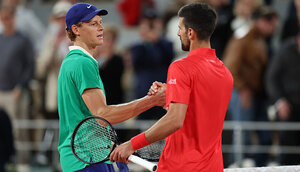 Jannik Sinner und Novak Djokovic zuletzt bei den Australian Open 2026