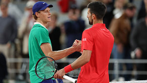 Jannik Sinner und Novak Djokovic zuletzt bei den Australian Open 2026