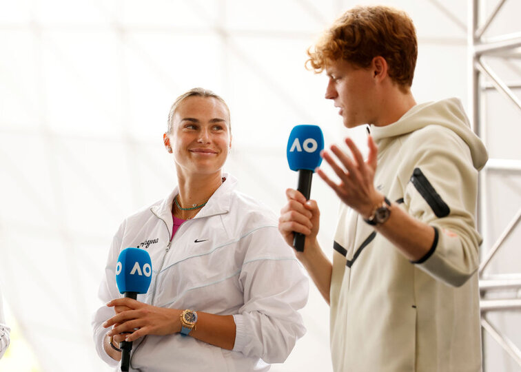 Aryna Sabalenka und Jannik Sinner führen im Race