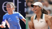 Sara Errani (li.) und Lilli Tagger (re.) als Doppel im Einsatz