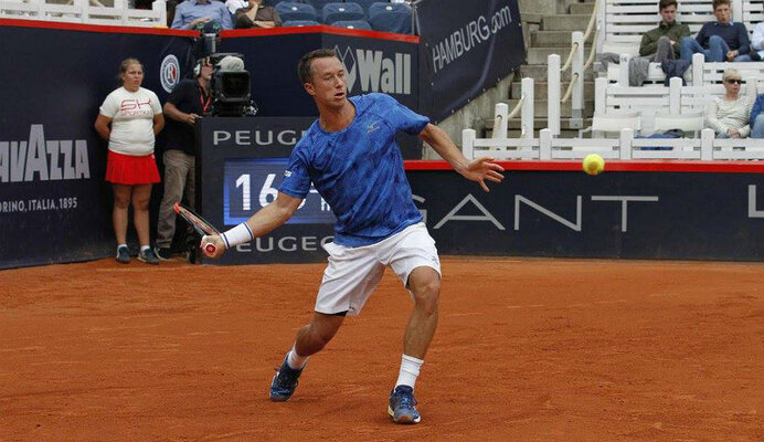 Philipp Kohlschreiber bleibt im Titelrennen in Hamburg. "Kohli" schlug Gilles Simon, Hamburg-Turniersieger von 2011.