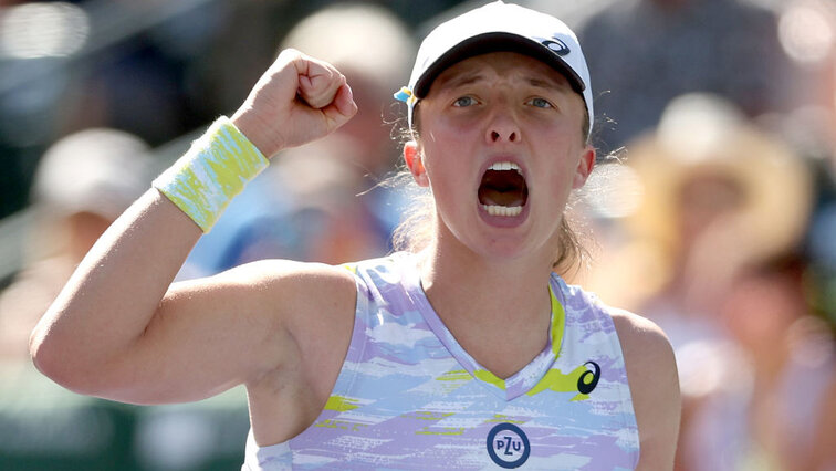 Iga Swiatek was in a hurry in Indian Wells