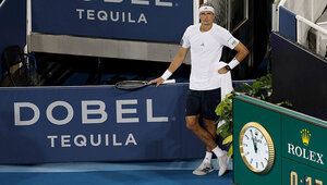 Kurz vor Mitternacht war noch nicht viel gespielt zwischen Alexander Zverev und Cameron Norrie