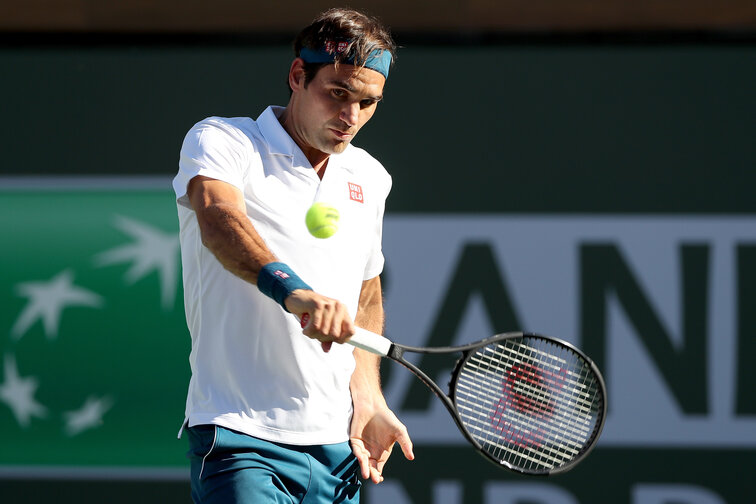 Roger Federer Roger Federer traf in der zweiten Runde von Miami auf Radu Albot
