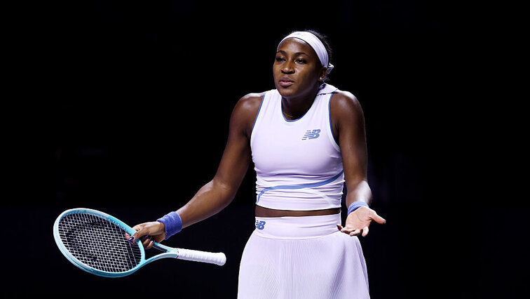 Coco Gauff bei den WTA Finals in Riad Coco Gauff bei den WTA Finals in Riad