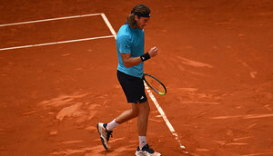 Stefanos Tsitsipas durfte in Gstaad jubeln