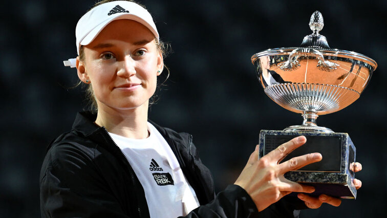 Elena Rybakina hat sich in Rom durchgesetzt Elena Rybakina has prevailed in Rome