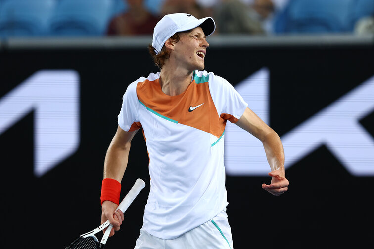 Jannik Sinner meets Taro Daniel at the Australian Open