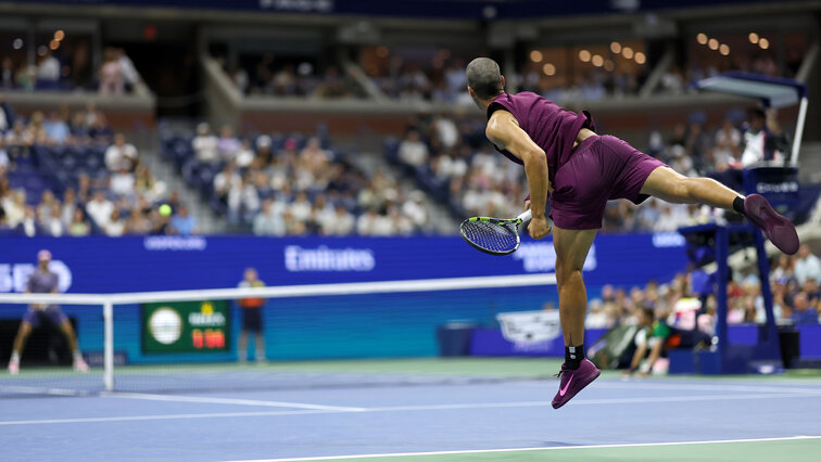 Carlos Alcaraz wird bei den US Open 2026 aufschlagen