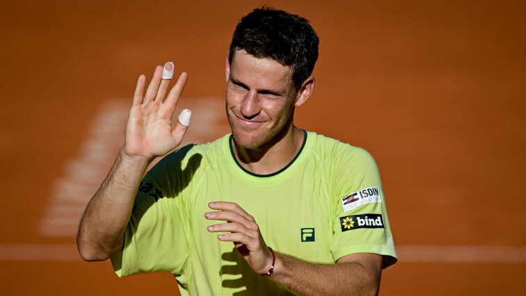 Am Rande der ATP-Finals in Turin wurde Diego Schwartzman als einer von acht Spielern für seine Karriere ausgezeichnet. Getty Images