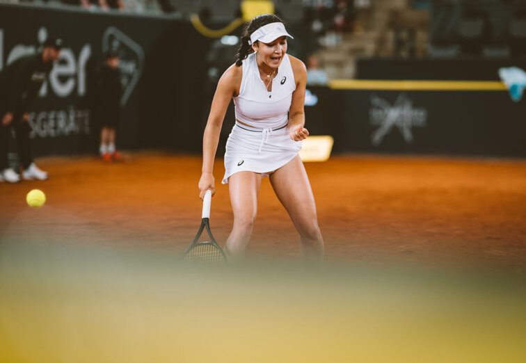Eva Lys steht wie auch Jule Niemeier und Noma Noha Akugue im Viertelfinale des WTA-Tour-250-Turniers in Hamburg