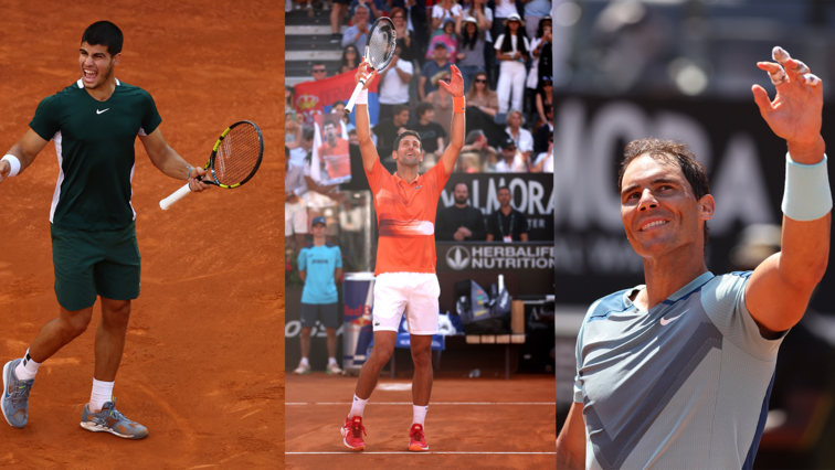 Rafael Nadal, Carlos Alcaraz und Novak Djokovic gelten bei den French Open als die Topfavoriten 