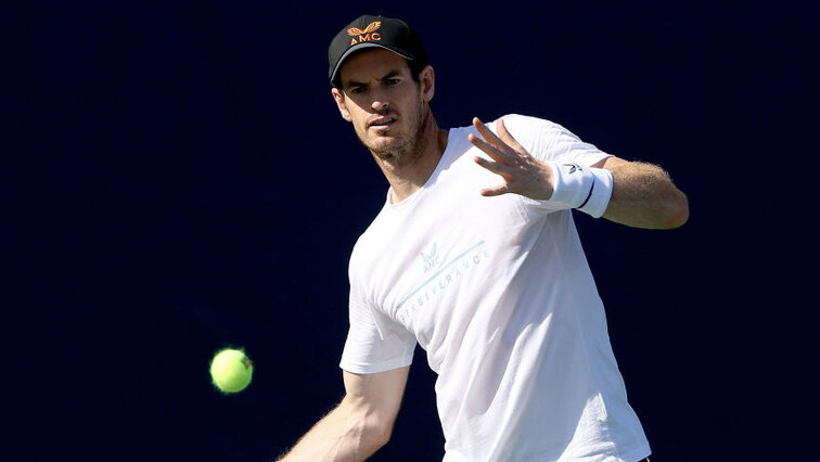 Andy Murray is already warming up in New York