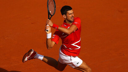 Novak Djokovic ist bis dato noch nicht ins Schwitzen gekommen