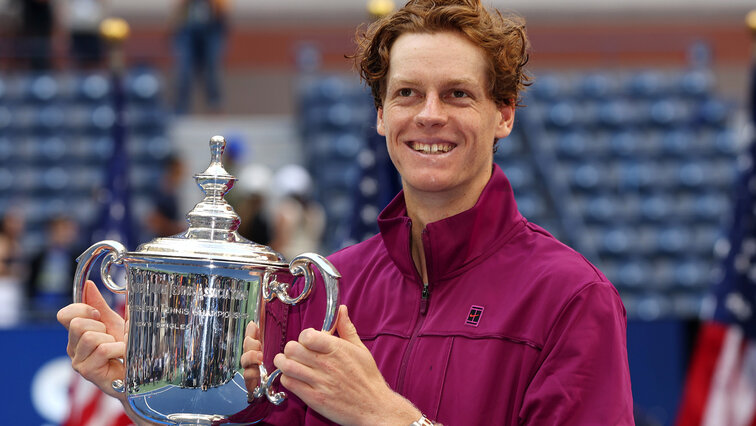 Jannik Sinner bei seinem US Open-Triumph im Jahr 2024.