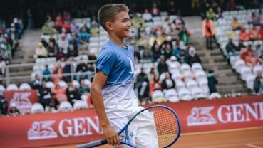 Raphael Dutzler im Sommer 2025 in Kitzbühel beim Finale des Generali Race