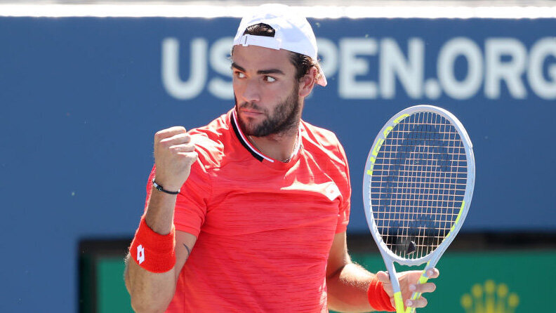 Us Open Berrettini Confidently Continues Khachanov Bautista Agut Out Tennisnet Com