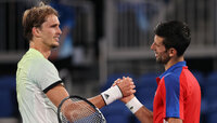 Alexander Zverev fordert Novak Djokovic im Halbfinale