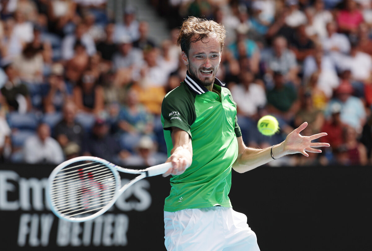 Australian Open Medvedev im Halbfinale Dank verbesserter Fitness