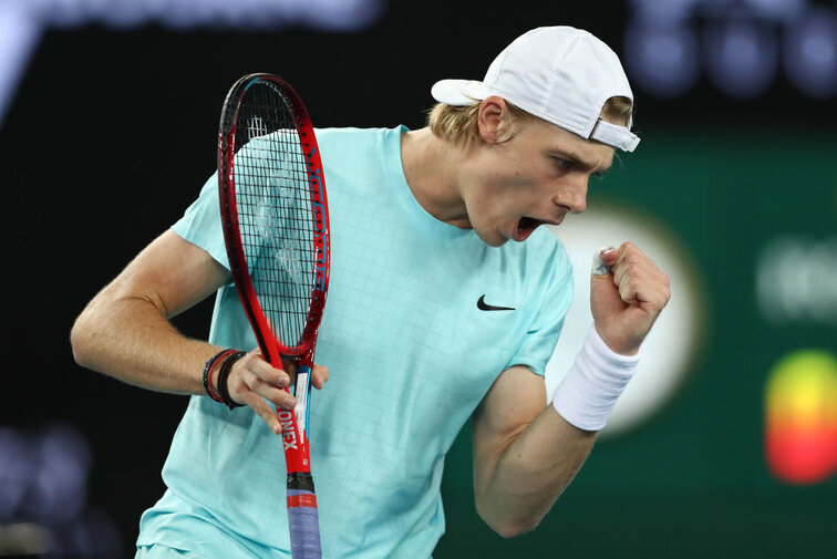 Denis Shapovalov at the Australian Open in Melbourne