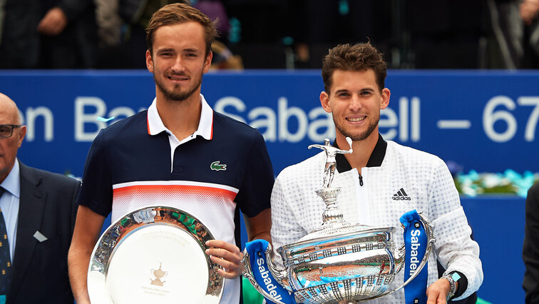 This is what the finalist and winner looked like in 2019: Daniil Medvedev and Dominic Thiem