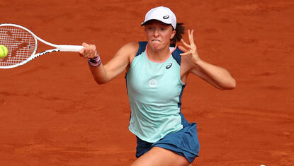 Iga Swiatek am Finalsamstag in Roland Garros Iga Swiatek am Finalsamstag in Roland Garros