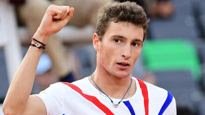 Ugo Humbert darf in Halle jubeln - auch am Sonntag?