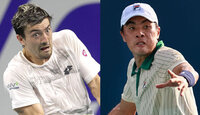 Sebastian Ofner und Brandon Nakashima treffen zum ersten Mal aufeinander Sebastian Ofner und Brandon Nakashima treffen zum ersten Mal aufeinander