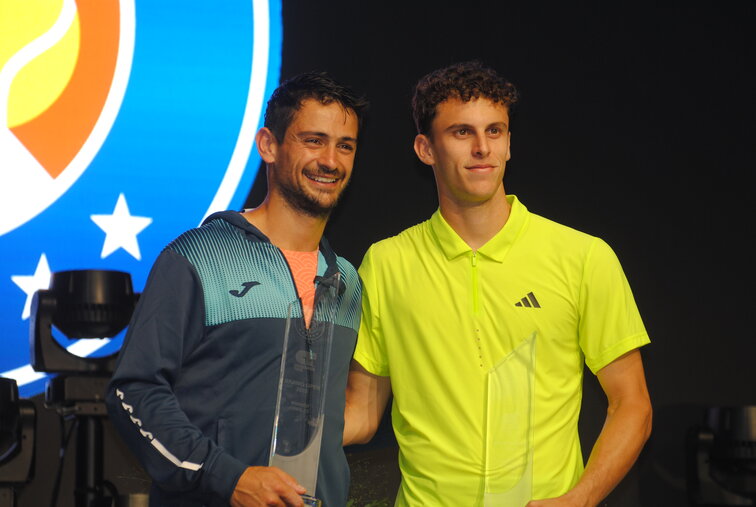 Mariano Navone und Juan Manuel Cerundolo bei der Siegerehrung in Braunschweig Mariano Navone und Juan Manuel Cerundolo bei der Siegerehrung in Braunschweig