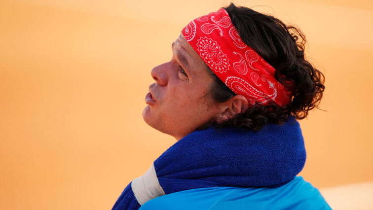 Milos Raonic - allerdings im Jahr 2020, also zu besseren Zeiten