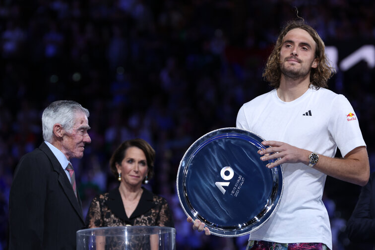 Stefanos Tsitsipas hat das Australian-Open-Endspiel verloren geben müssen Stefanos Tsitsipas hat das Australian-Open-Endspiel verloren geben müssen