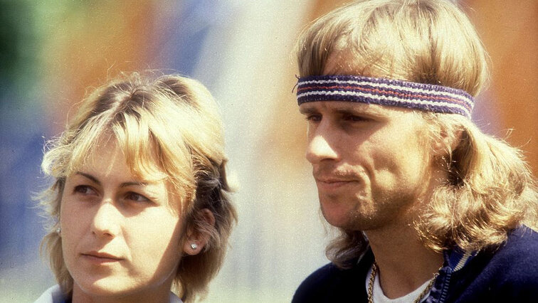 Der Urvater der Tennis-Matte: Björn Borg mit Freundin Marianna