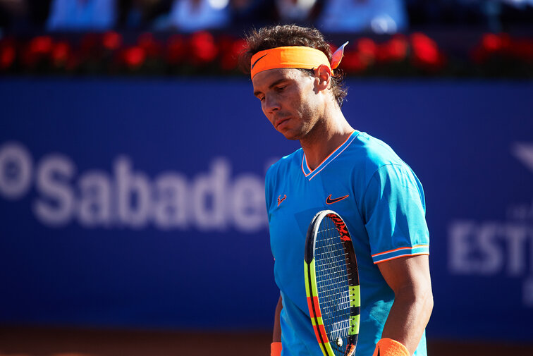 Rafael Nadal schlägt sich mit einem Virus herum