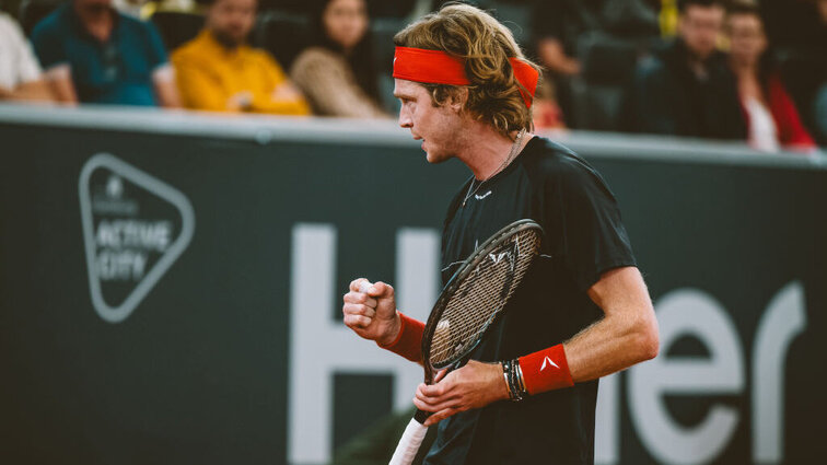 Andrey Rublev musste um sein Weiterkommen in Hamburg bis zum Schluss zittern.