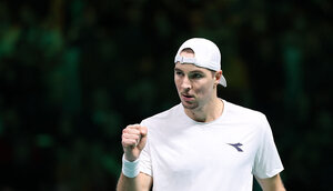 Jan-Lennard Struff führt in Düsseldorf das deutsche Davis-Cup-Team an.