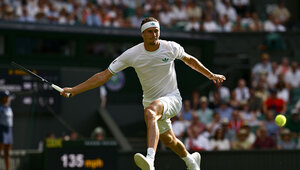 Alexander Zverev und der Rasen hatten nicht immer nur gute Momente.
