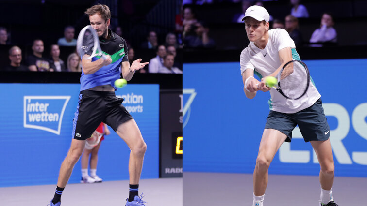 Im Finale in der Wiener Stadthalle treffen Daniil Medvedev und Jannik Sinner aufeinander